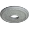 Ekena Millwork Tirana Ceiling Medallion (Fits Canopies up to 4 3/4"), 13 7/8"OD x 3 3/4"ID x 1 1/4"P, Primed White CM13TI - alternate 3